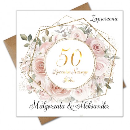 CandyRose - Złocone na Rocznicę Ślubu