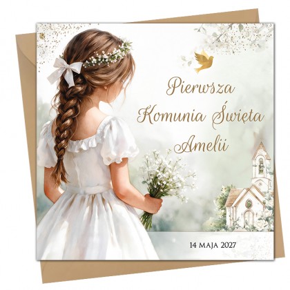 Komunia dla dziewczynki