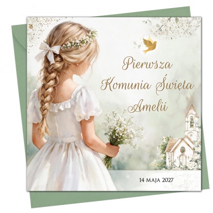 Komunia dla dziewczynki