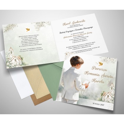 Komunia dla chłopca
