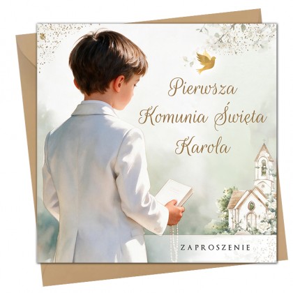 Komunia dla chłopca